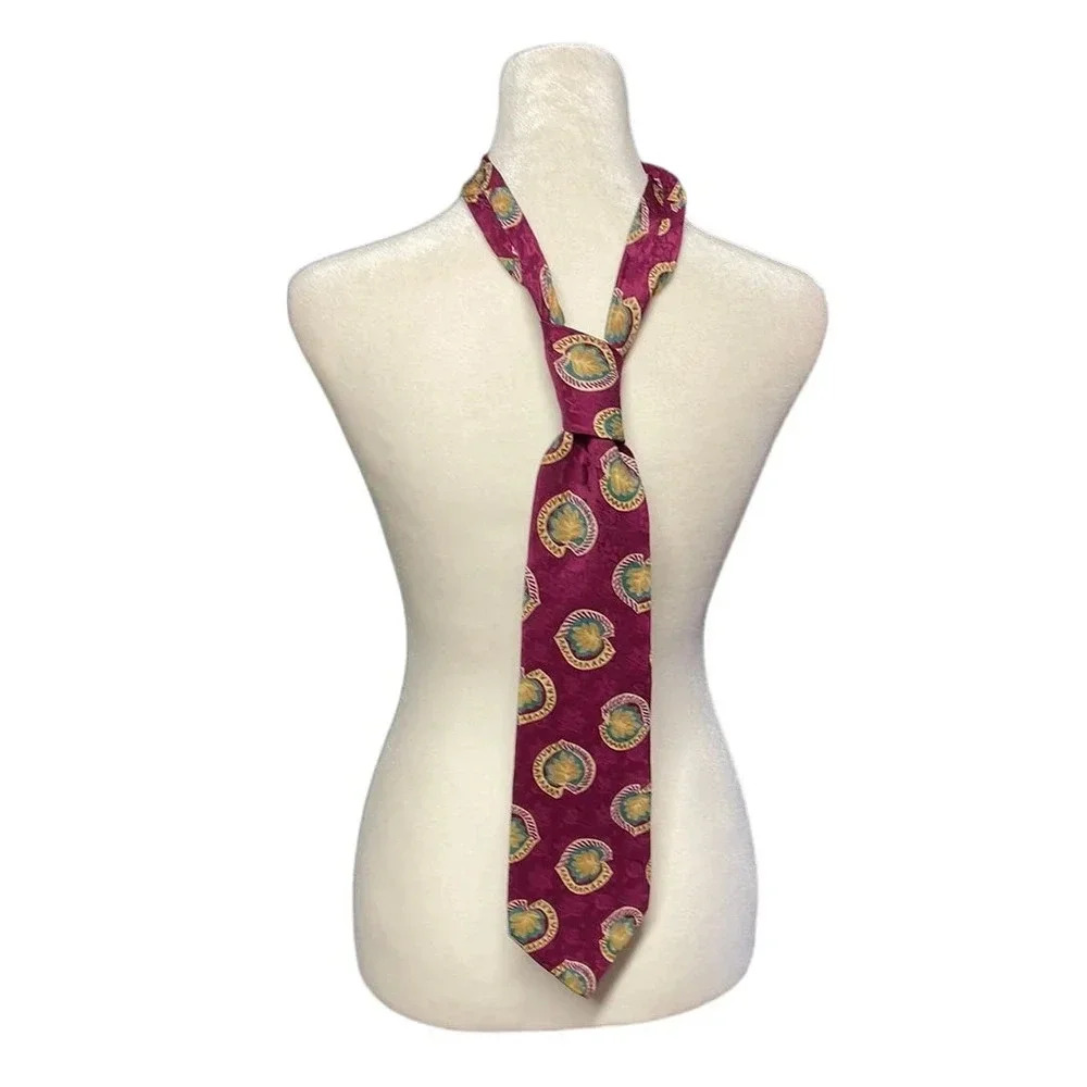 Chaps Ralph Lauren 60"‎  All Silk Men's Tie Made in The USA